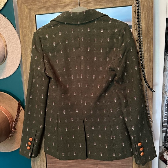 Anthropologie Madchen Forested Blazer Jacket NWT - Picture 4 of 5